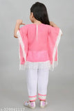 Cotton girls' kaftan & palazzo set, A-line design, trendy & comfortable, Indian fashion for toddlers (18-24 months, 2-3 years)