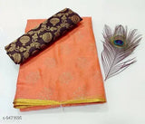 Chiffon saree, free size, Indian handloom fabric