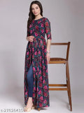 Three-quarter sleeve Indian printed combo, size S-L