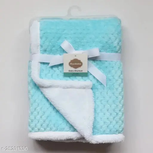 Luxury microfiber flannel wrap sheet for 0-12 months, all-season baby blanket - BRANDONN Indian design