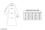Premium crepe printed combo three-quarter sleeve kurta for women, Indian ethnic casual wear on low price