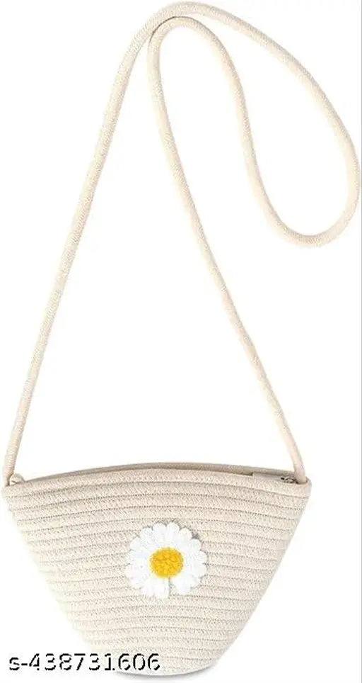 Jute women's sling bag, hand-woven straw design, small shopping accessory, free size, Indian craftsmanship