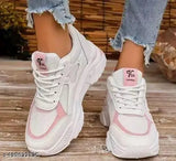 Synthetic EVA lace-up casual shoes for women, versatile and comfortable, available in multiple sizes from India (IND-3 to IND-8 or 4 to 8, depending on foot length size)