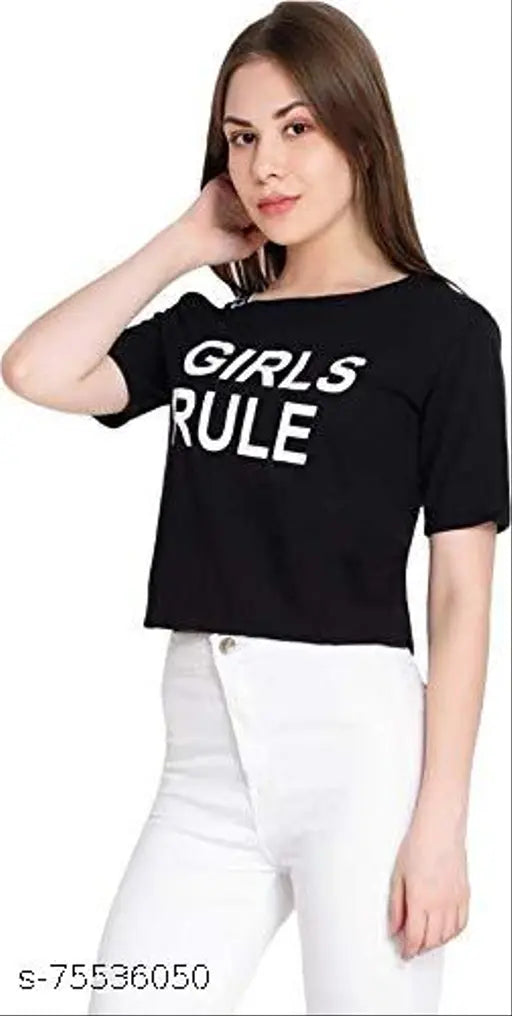 Maroon printed crop top, short sleeves, regular fit for women, Sara Fashion, cotton fabric, size XS (34in bust, 26in length)