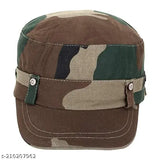 Classic black cotton baseball cap pack of 2, men's onesize in camouflage army print