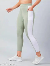 Solid net, lycra Earth Joy Sportswear jeggings for women's workout, 90% polyester & 10% spandex, 37" length, Indian sportswear brand