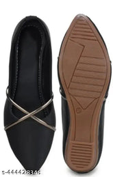 Synthetic slip-on ballerinas - trendy, comfortable flat shoes for women (IND-3 to IND-8)