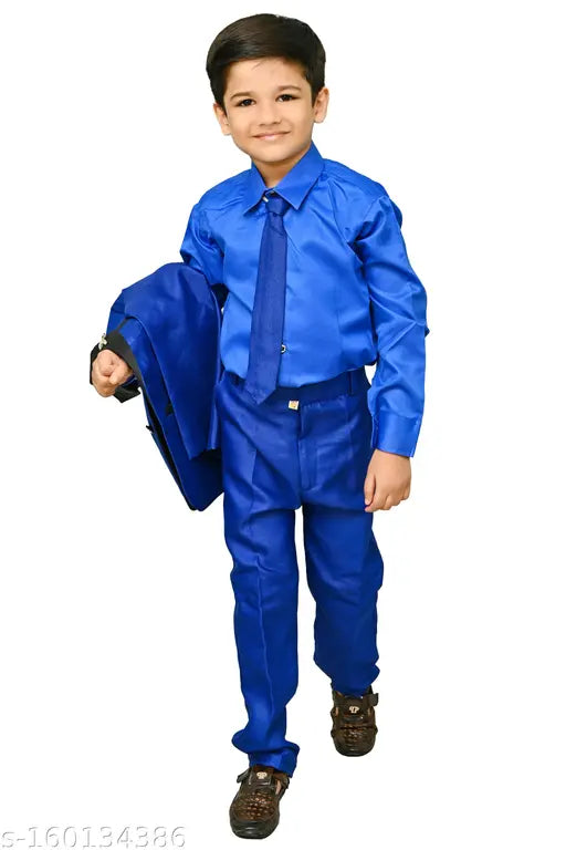 Kids Bulu jacket and trousers set, georgette, long sleeves, solid pattern, winter outerwear for children (size: 2-3 years)