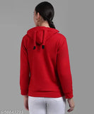 Cotton blend sweatshirt for girls, solid color with "Cute Stylus" design, sizes 11-12, 12-13, 13-14, and 14-15 years