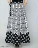 Printed cotton wrap around skirt for women, multiple sizes available #wraparoundskirt #skirtsforwomen #womenskirt #Indianprintedskirt