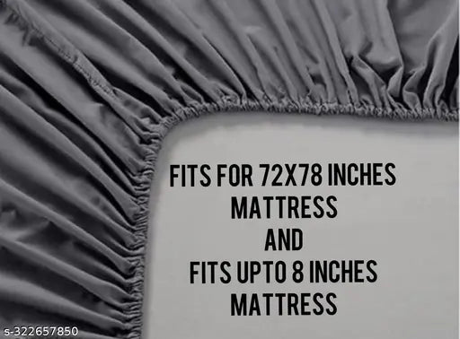Cotton botanical print superfine fitted king-size bedsheet with two pillow covers, ideal for summer, from Comfort Palace, India