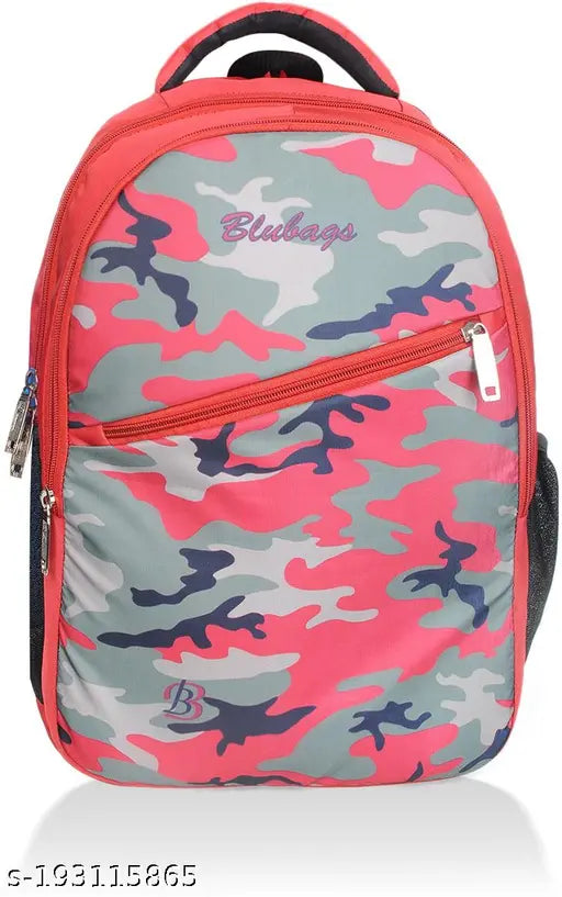 Multicolor digital printed polyester backpack, 32L laptop-friendly school or college bag