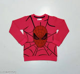 Red printed Avengers superhero sweatshirt for kids full sleeves, 100% cotton