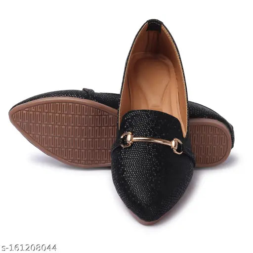 Synthetic slip-on ballerinas for women's partywear (IND-3, IND-4, IND-5, etc.), Indian origin