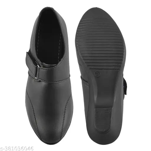 Synthetic leather, solid net Suproyale Women's formal bellies - Indian sizes: IND-3 to IND-8