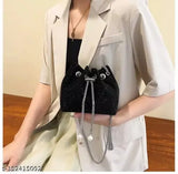 Resin quilted net, free-size Indian FantastiQo women's potli bag