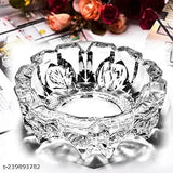 Vastu sunrise glass plate, 10.5 inch diameter, perfect for cigarettes or candy