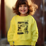 Rich cotton blend kids sweatshirt with dog print, comfortable and breathable for kids winter wear. Cottbray Kids Sweatshirt in various sizes from 0-1 to 13-14 years. Made in India