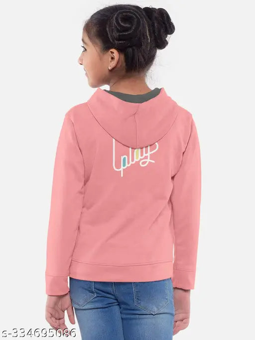 Multicolor cotton blend kids' hoodies pack of 2, trendy printed design for semi cold conditions, soft inner and outer finish with ribbed sleeves and hem