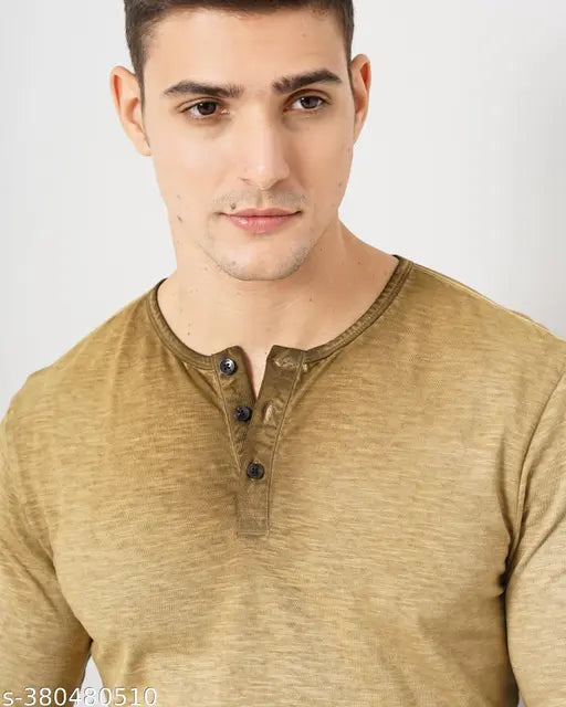 Vibrant CPD dyed/washed pure cotton long sleeves T-shirt, perfect for summer outings. Hand-dyed, unisex, made in India