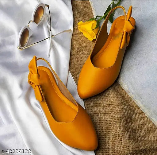 Synthetic women's flats, solid net pattern, PVC sole, available in various sizes (IND-3 to IND-9), Indian origin