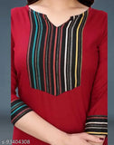 Stylish gold printed rayon kurti with rayon palazzos for women, solid design, three-quarter sleeves