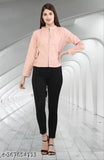 Fleece Nairobi winter jacket, solid zipper long sleeves for women, suitable for casual outings and family days in winter