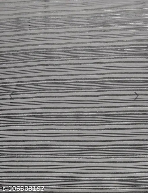 Striped sequin Georgette saree, weightless and free-size, Indian origin