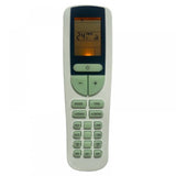 White infrared remote No. 133B (with Backlight), compatible for Forbes AC Remote Control, long-distance range of 30 feet, ergonomic design