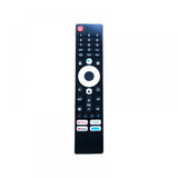 Black infrared remote No. 1174 (with Voice), compatible with Lloyd Smart TV LCD/LED, easy grip design, zinc carbon battery, maximum range 30 feet