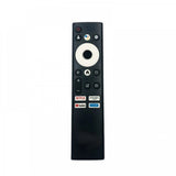 Black infrared remote for Lloyd Smart TV LCD/LED with YouTube, Netflix & Prime Video functions, lightweight and ergonomic design