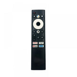 Black infrared remote No. 1191 for Lloyd Smart TV with YouTube, Netflix & Prime Video functions, ergonomic design, lightweight grip, and long-range control up to 30 feet