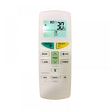 White infrared Daikin AC remote No. 132B (with backlight), long-distance control for easy operation from couch, sofa, or bed