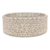 Cotton 8x3 Inch Kidi Round 1 Pcs Bedside Organizer (Brown)