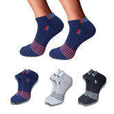 Multicolor unisex casual cotton printed low cut socks: Navy blue, light grey, black for versatile style