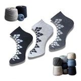 Multicolor unisex casual cotton printed low cut socks: anthra, black, light grey for everyday wear