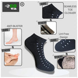 Multi-colored unisex casual cotton printed low cut socks - versatile footwear for any occasion