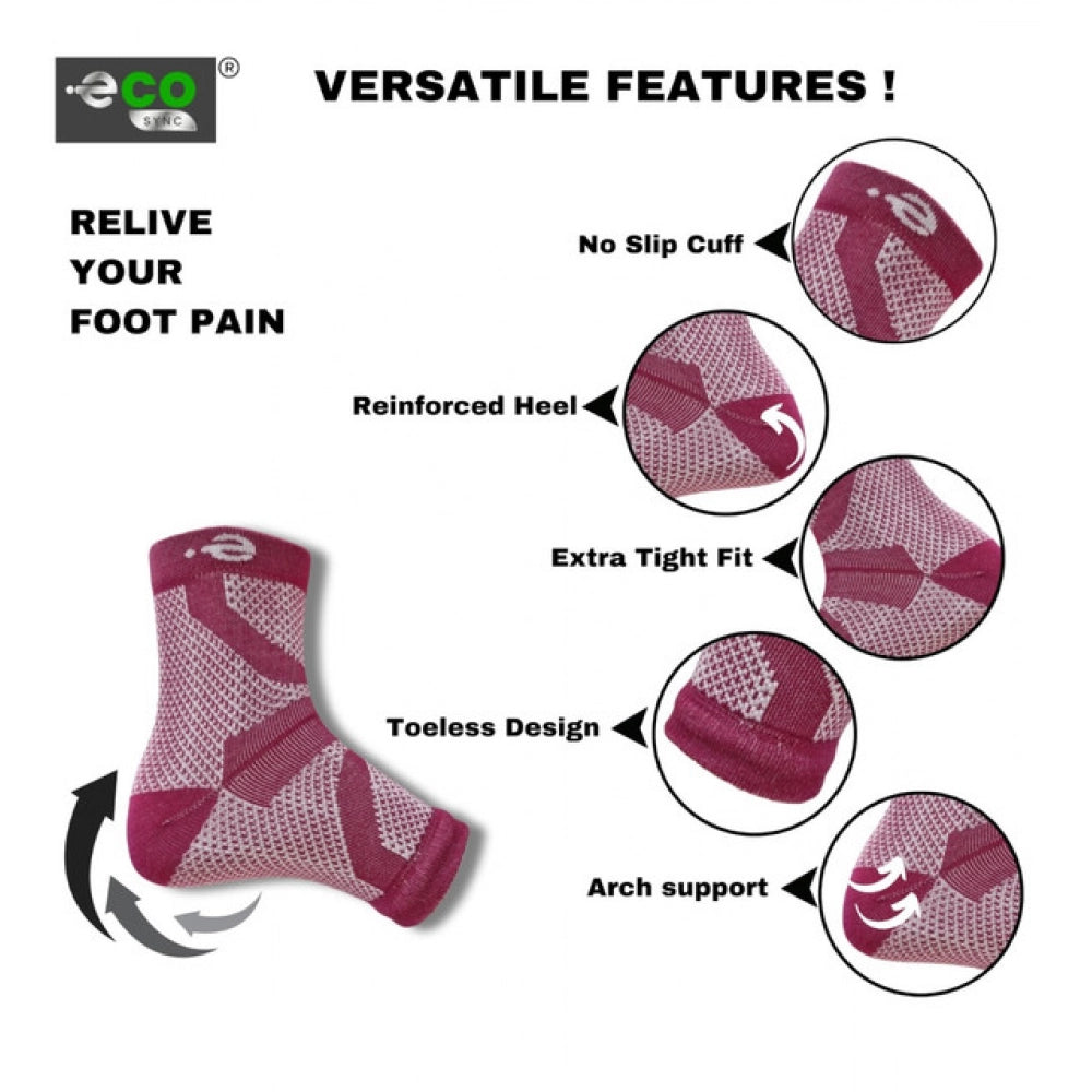 Multicolor unisex cotton printed ankle-length support socks for casual wear