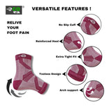 Multicolor unisex cotton printed ankle-length support socks for casual wear