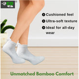 Multicolor unisex casual cotton ankle-length socks, featuring light grey, olive, navy blue, and off white patterns