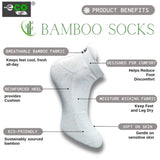 Multicolor unisex casual cotton printed ankle socks: Light grey, olive, olive, dark grey