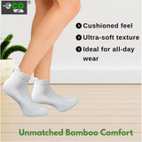 Multicolor unisex casual ankle-length cotton printed socks, featuring black, sky blue, olive, off white styles