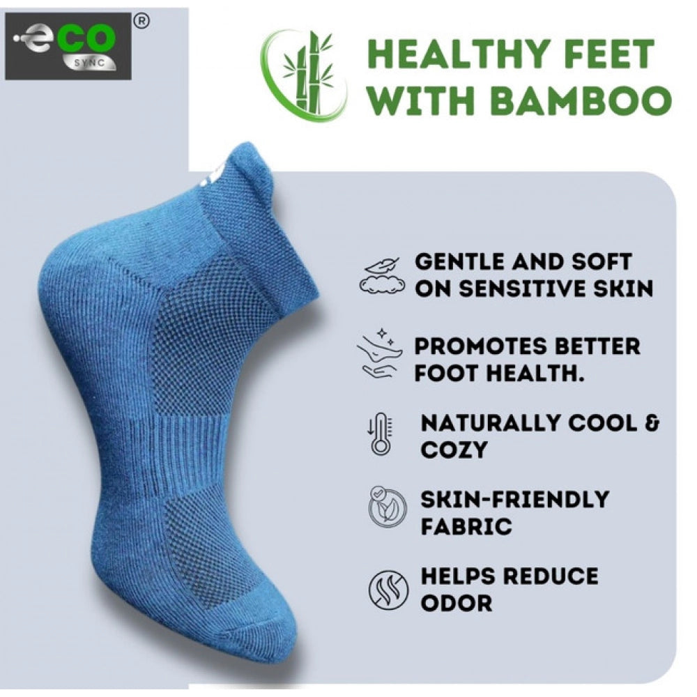 Multicolor unisex casual cotton printed ankle socks: Sky blue, navy blue, off white, light peach