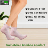 Multicolor unisex casual cotton printed ankle-length socks - black, off white, light grey, light peach