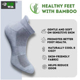 Multicolor unisex casual ankle length cotton socks (Navy Blue, Dark Grey, Light Grey) - vibrant print design for everyday wear