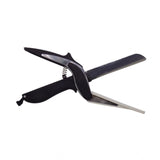 Pack of 3_ 2-in-1 Clever Cutter – Food Chopper Slicer Dicer Vegetable Fruit Cutter (Color: Assorted )