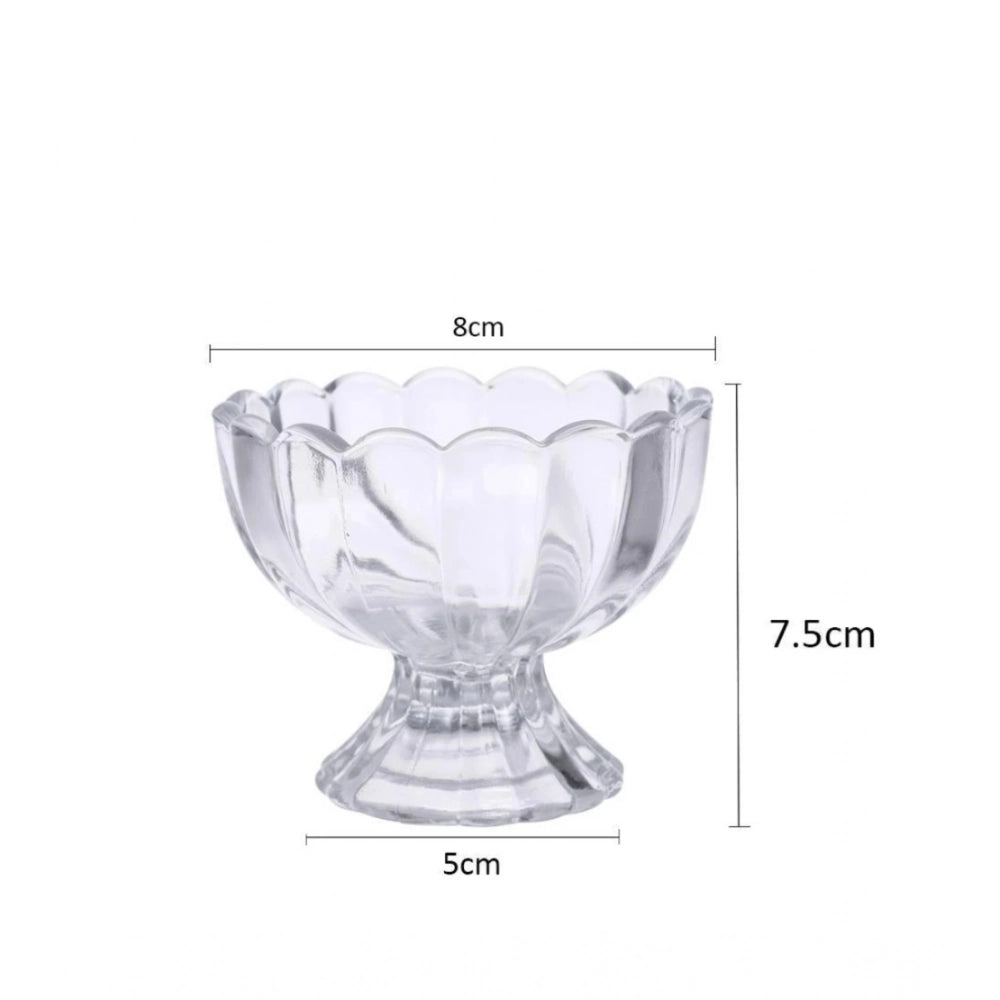 Assorted unbreakable plastic dessert bowls set - ideal for serving salad, fruits & more. Durable stemmed design with heat & scratch resistance