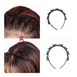 Black plastic hair clips set for girls and ladies - stylish accessories for various occasions