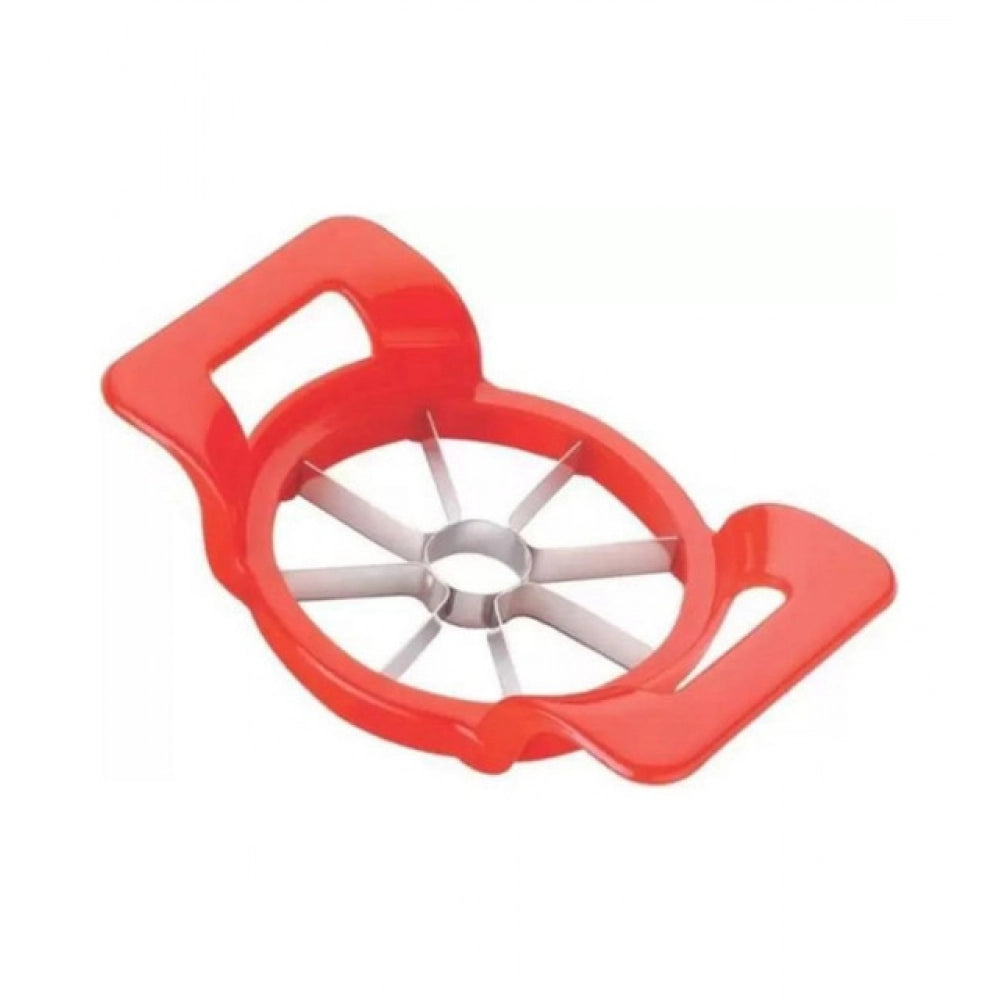 Assorted color stainless steel apple cutter, quick-cutting fruit slicer and corer with sharp blade and easy cleanup