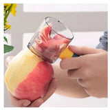 Assorted multi-functional fruit & veggie peeler set with storage container, swiveling twin stainless steel blades & ergonomic handle